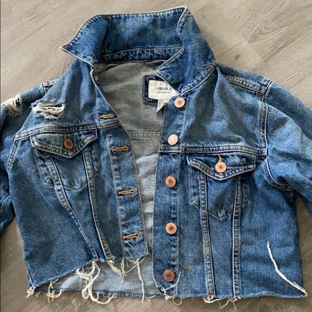 Jean Ripped Jacket - Picture 2 of 3